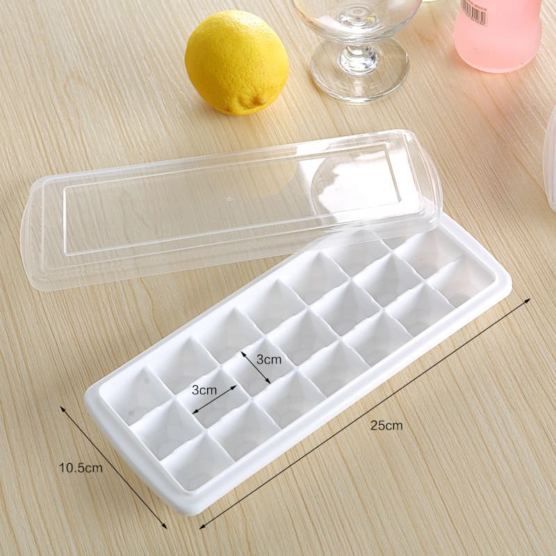 Square Ice Cube Tray 21 Grid 65 Grid Plastic PP Ice Cube Mold Freezer Ice Box Ice Mold Quick Freeze Easy Release
