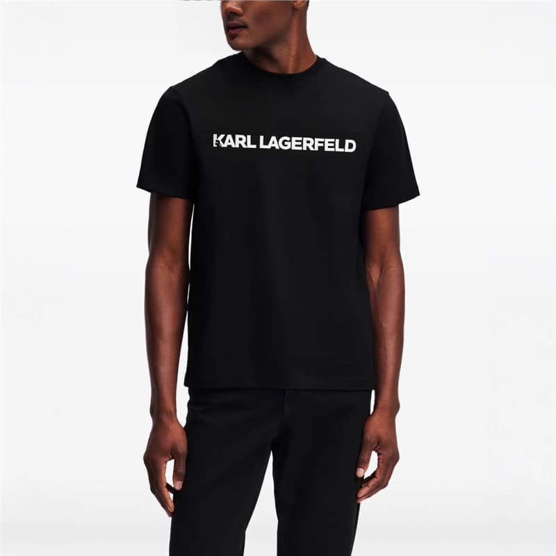 European cotton T daily breathable men's single product top T black fashion short-sleeved spring and summer round neck 25 trend skin-friendly shirt