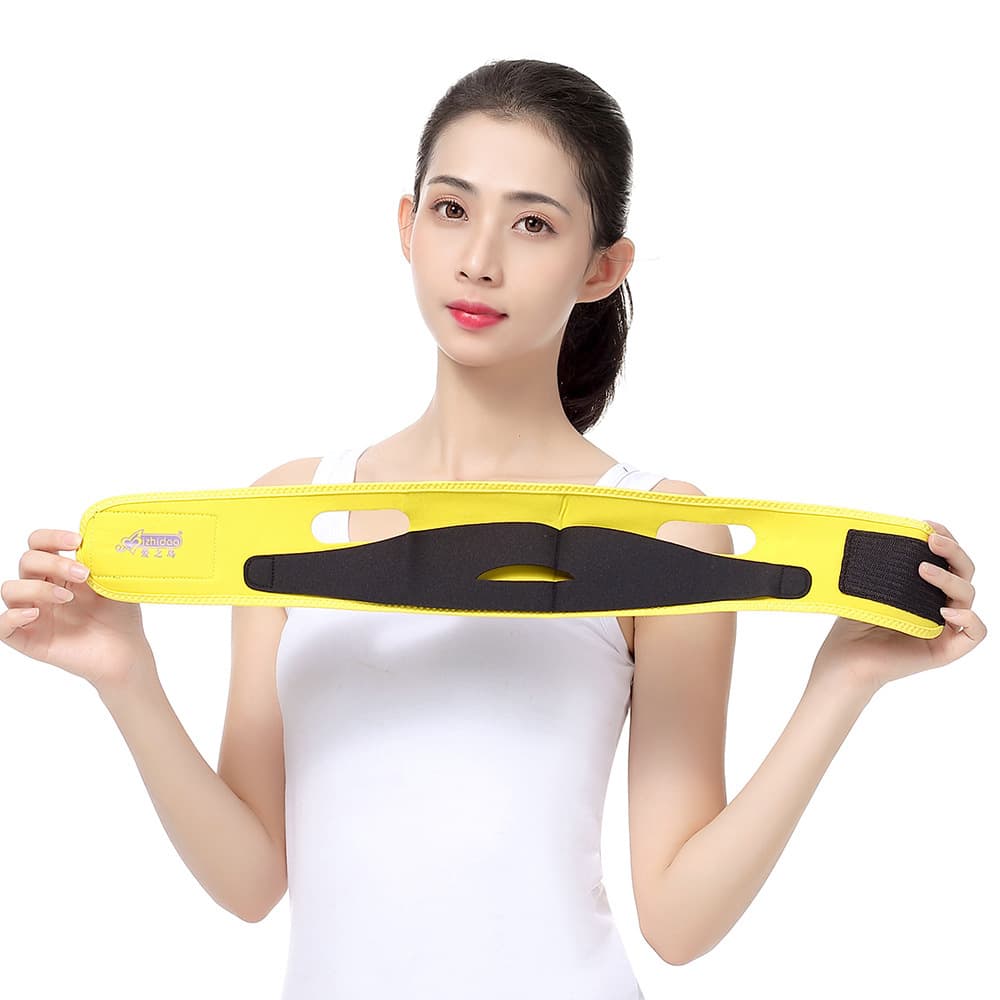 Gold Bar Beauty Device Massager for Jaw Muscle Physical Face Lifting V-Shape Face Mask V-Shape Face Tool Brand