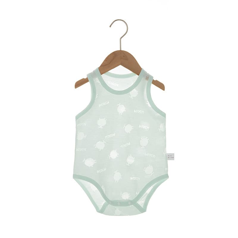 Baby Summer Thin Bodysuit, Newborn Triangle Sleeveless Camisole Romper