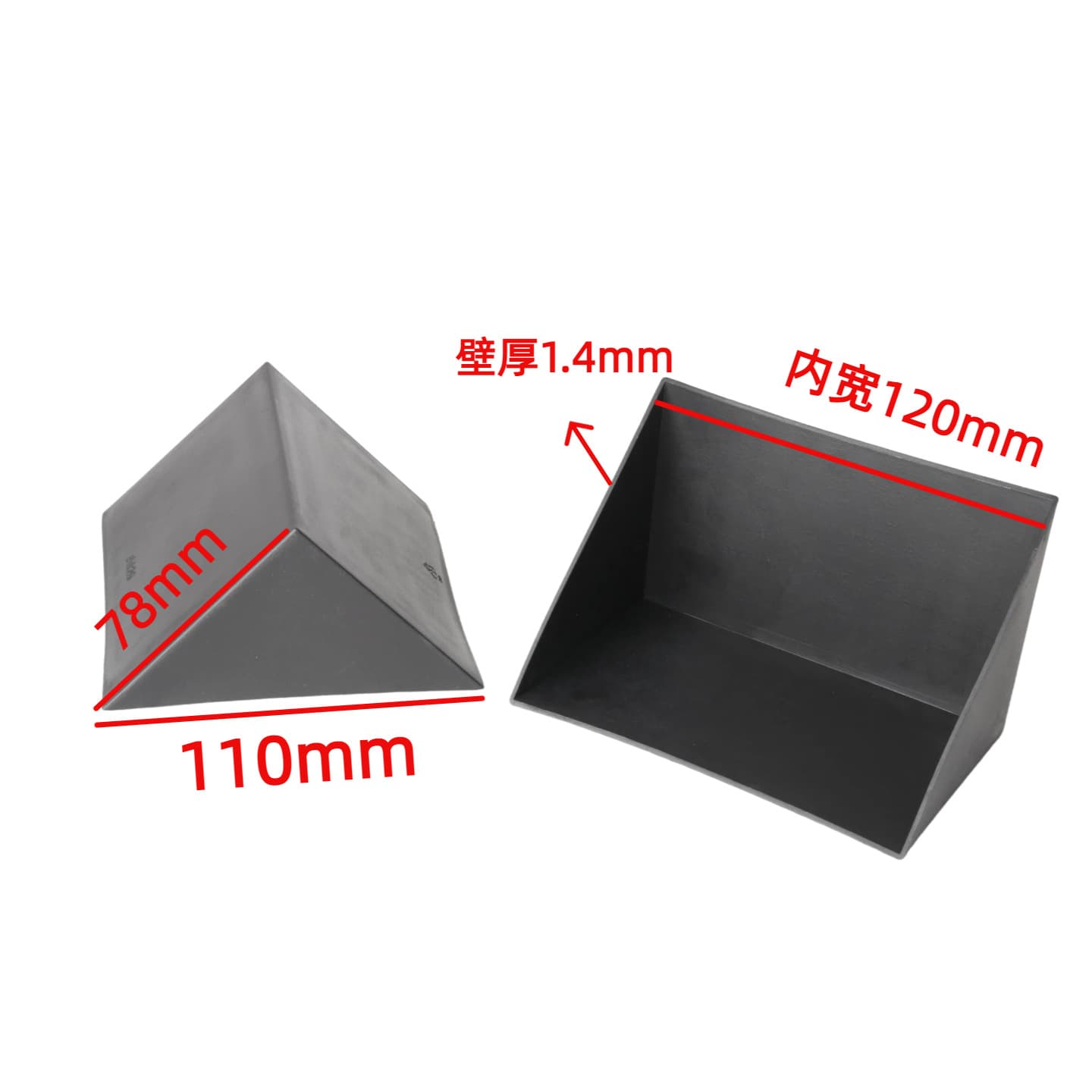 Right-angle plastic corner protector for glass panels, metal aluminum alloy sharp corners, packaging triangle edge guard