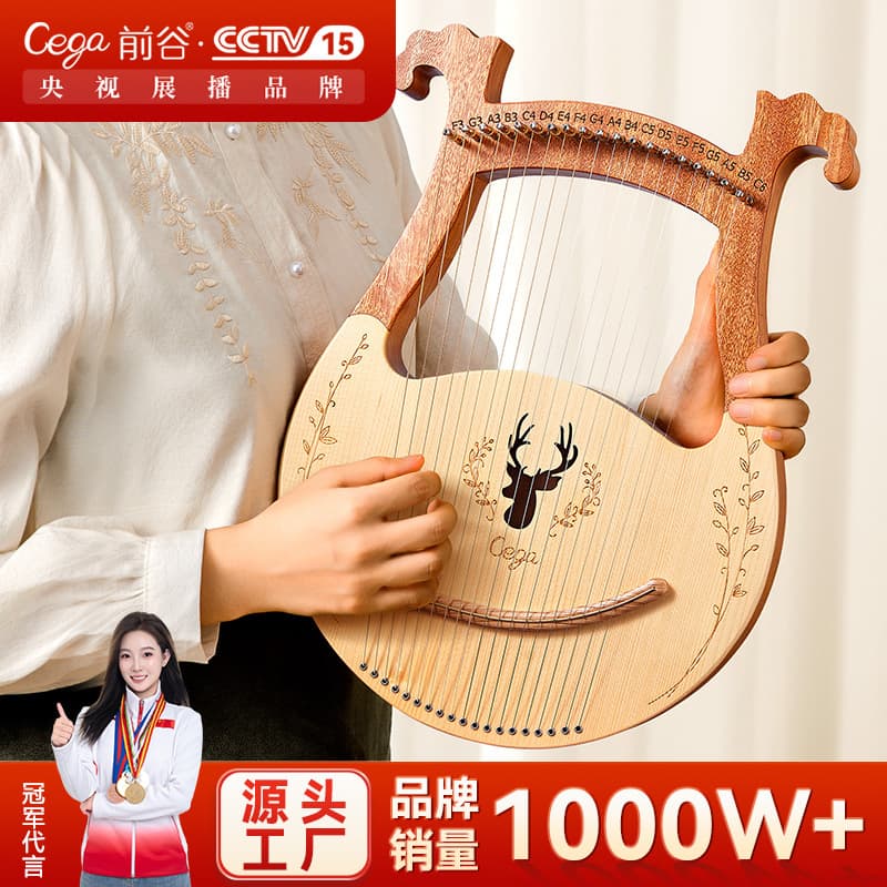 CEGA 21-String Leiya 19-String Lyre for Beginners, Portable 24-String Harp Wholesale