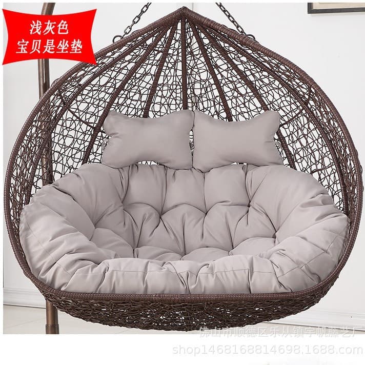 Hanging Basket Cushion Extra Thick Back Cushion Double Swing Sofa Cushion Home Hanging Chair Fabric Cushion Indoor Rocking Chair Cushion Free Shipping
