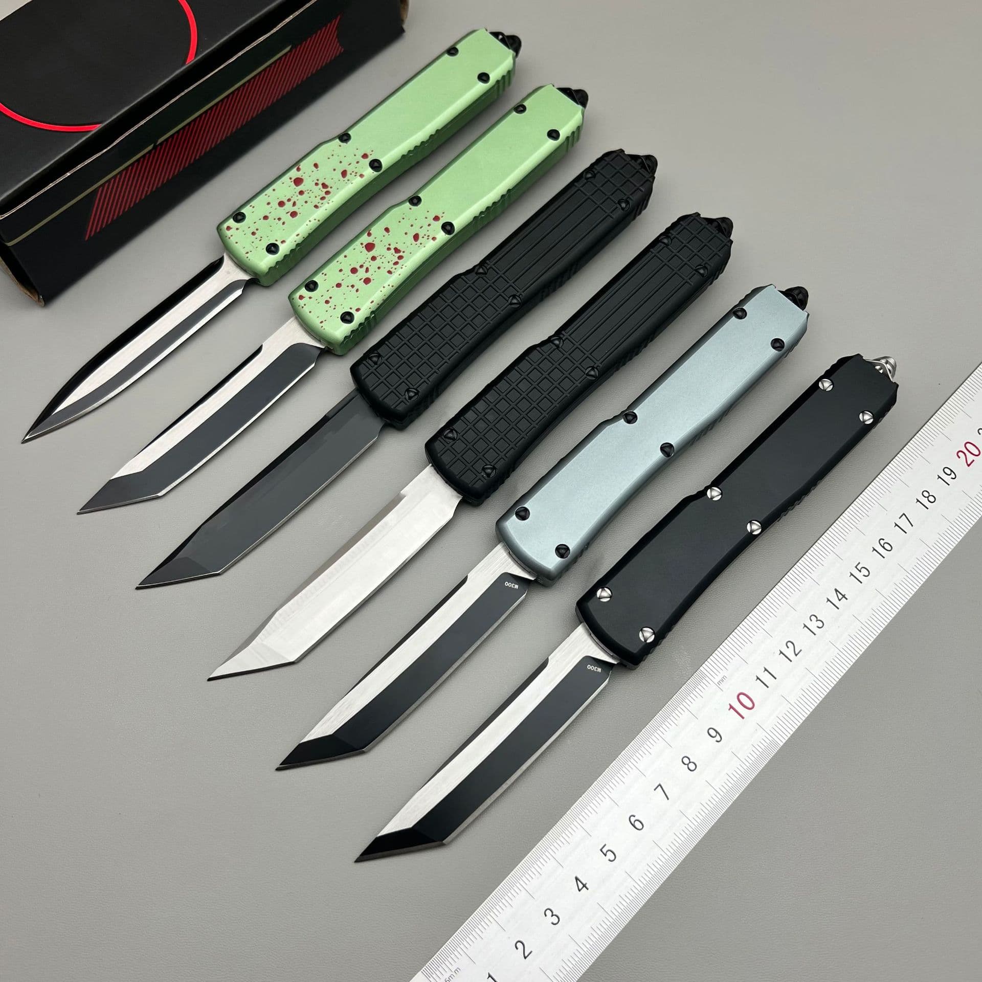 Cross-border OTF Micro Technology UT85 aluminum alloy handle pocket knife outdoor camping EDC portable pocket knife
