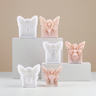 Angel Girl Butterfly Shape Silicone Mold Wing Aromatherapy Plaster Epoxy Resin Cake Baking Mold Plaster Butterfly
