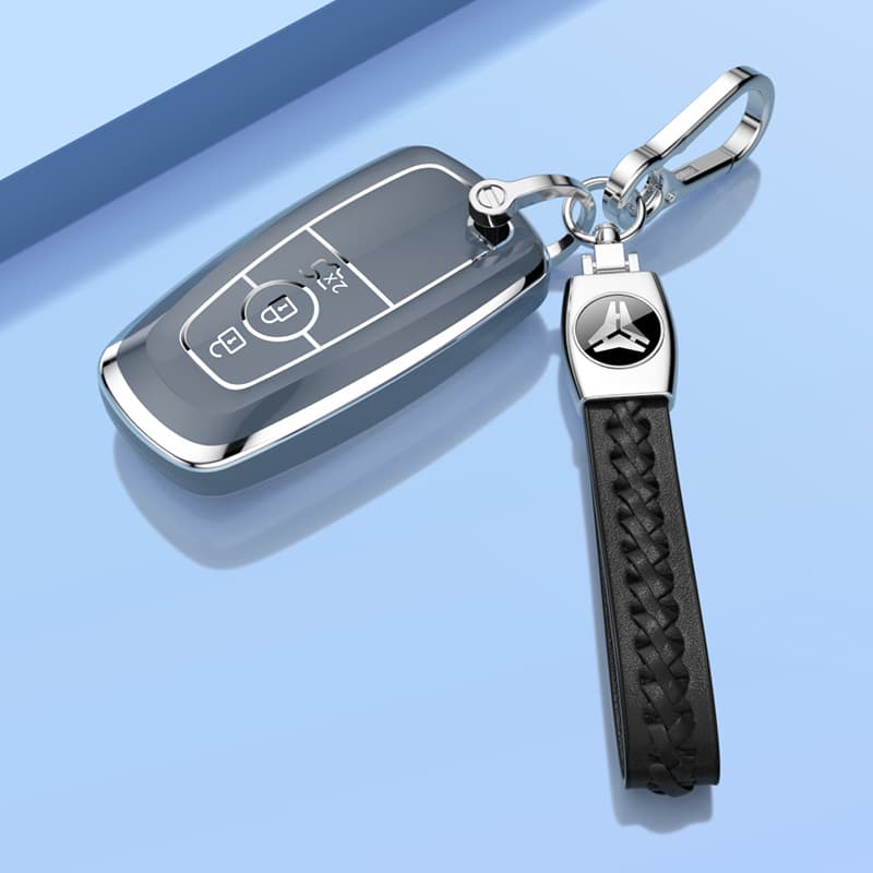 Compatible with Ford Mondeo Key Case, Focus, Fiesta, Taurus, Edge, Explorer, Everest, Ranger