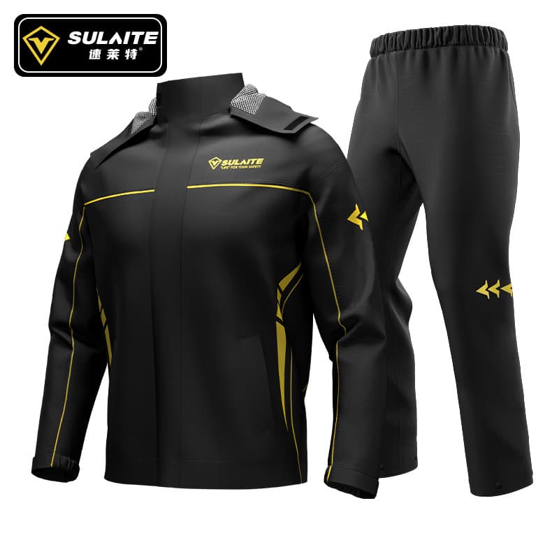 Motorcycle raincoat outdoor two-piece riding raincoat and rain pants delivery rider electric bike Oxford cloth raincoat set