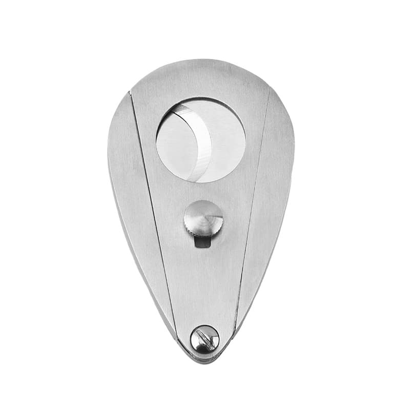 Factory Wholesale Stainless Steel Cigar Scissors Portable Home Cigar Cutter Double Blade Cigar Cutter Smoking Accessories