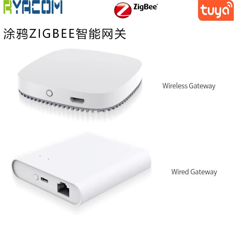 Tuya ZIGBEE Smart Home Wireless Gateway APP Remote Control Timed Wired Smart Gateway Central Controller