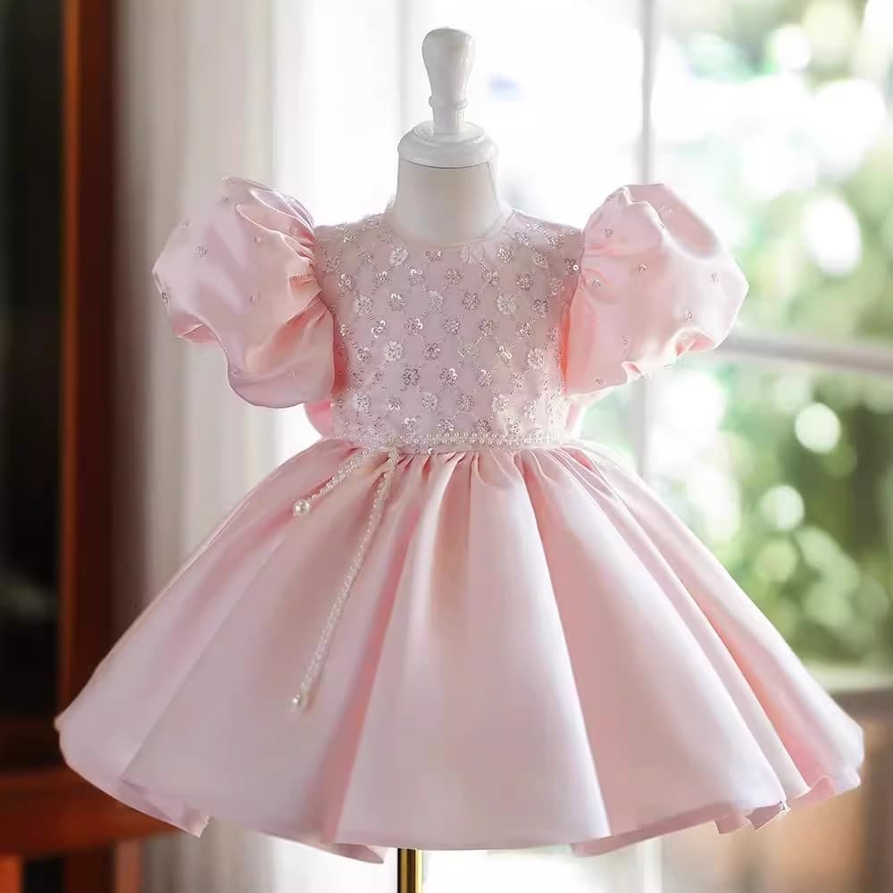 Children's Princess Dress Banquet Gown Host Piano Performance Dress Girl Birthday Toddler Dress