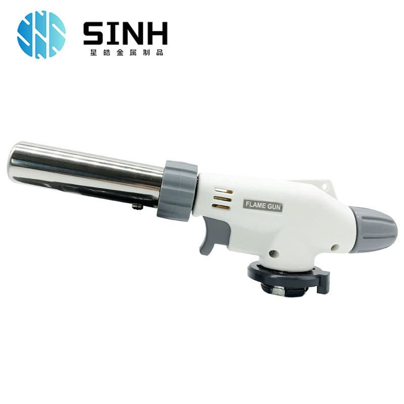 New 516 Gas Flame Gun, 360-Degree Invertible Baking Flame Gun, Portable Mini Welding Torch Igniter