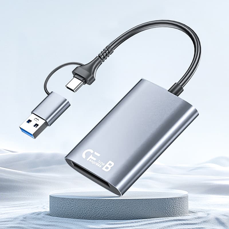 CFA Card Reader for CFexpress Storage Cards, Compatible with Sony, Transcend, Lexar, Big Whale, Fuji, Phones, and Computers