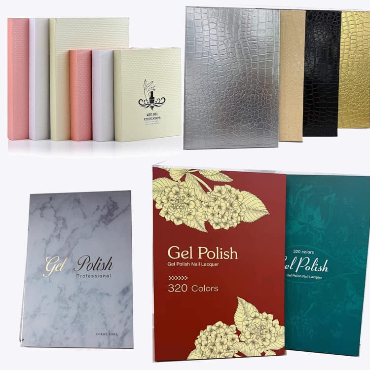 Nail Art Color Card Display Board Color Card Box Nail Polish Gel Board Sample Book Piece Box Inlaid Inserted