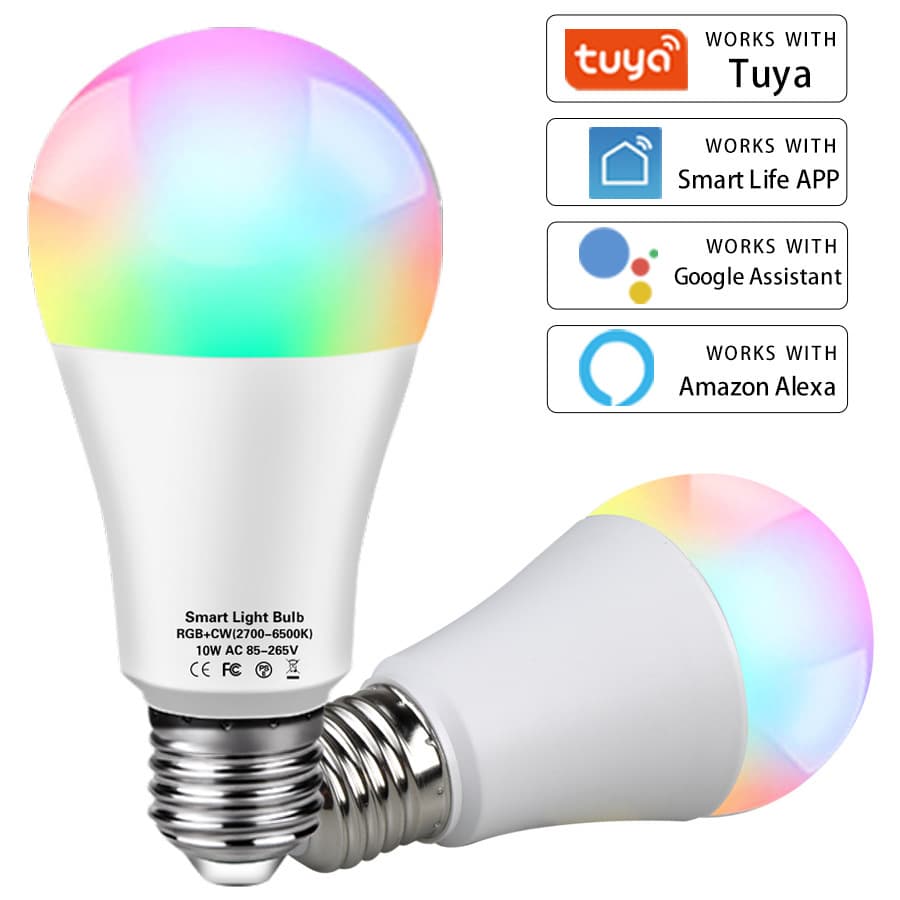 Sonoff Smart RGB Bulb with Voice Control and Color Adjustment via APP (e-Link WIFI)