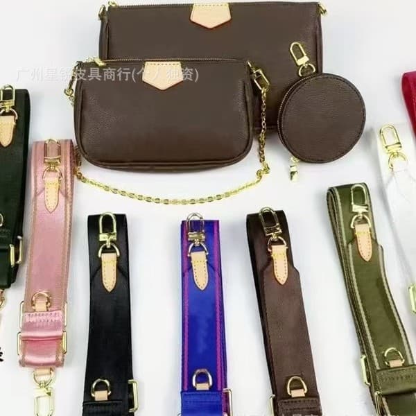 Cross-border direct supply Lujia classic five-in-one Mahjong bag single shoulder crossbody women's bag presbyopic small square bag 44823