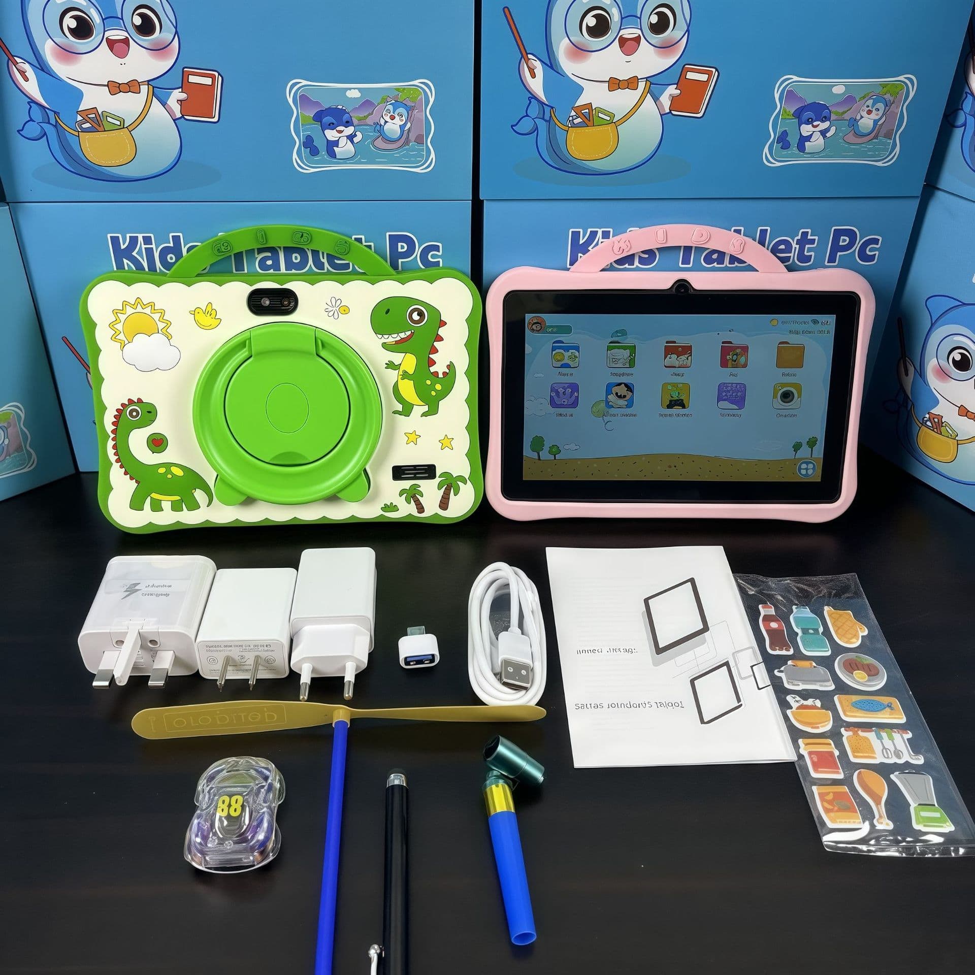 Cross-border new 7-inch tablet wholesale, octa-core, full network support, children's student computer, Wi-Fi learning device, foreign trade