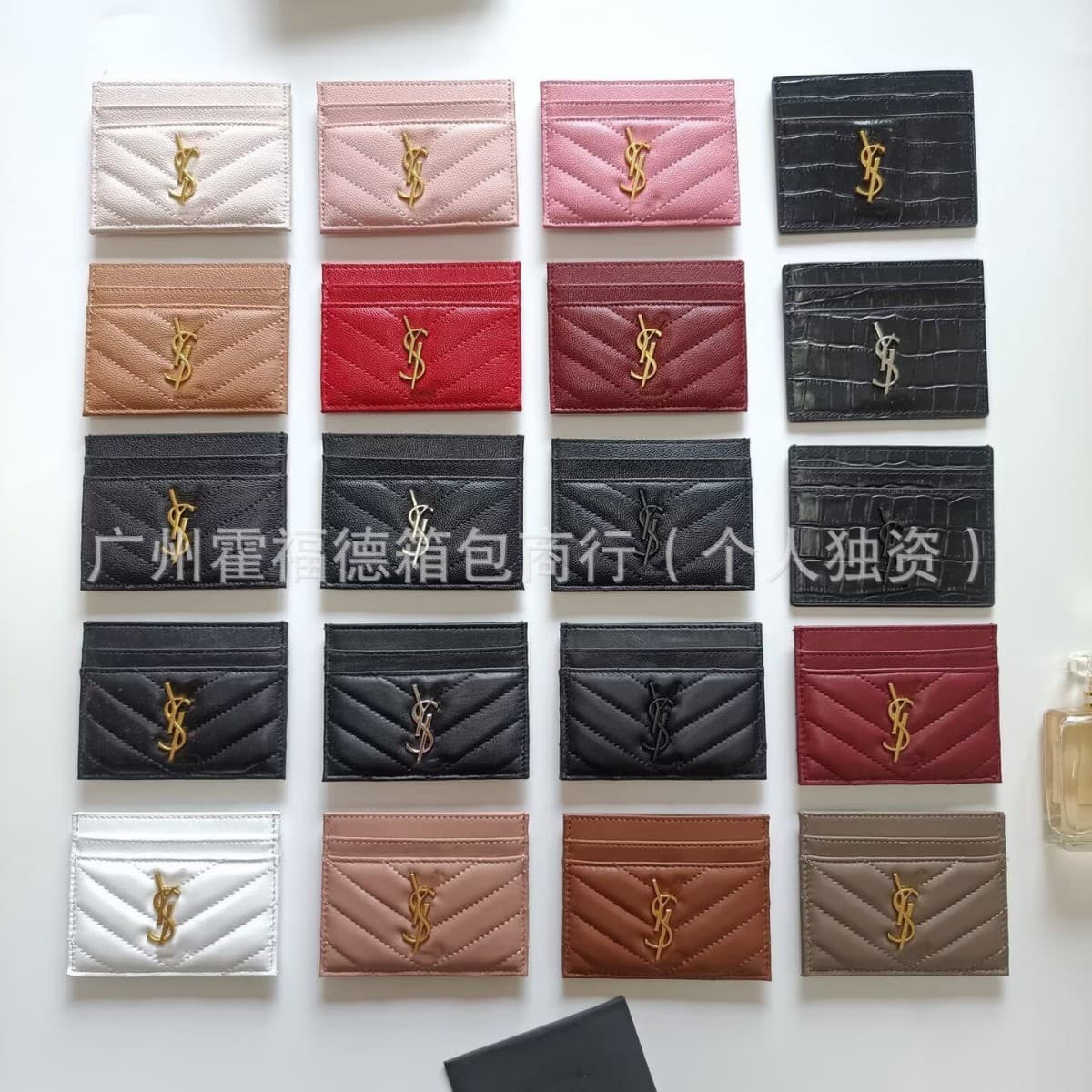 Cross-border foreign trade spot direct batch trendy brand card bag card sleeve caviar crocodile pattern old flower poplar forest fragrant k home