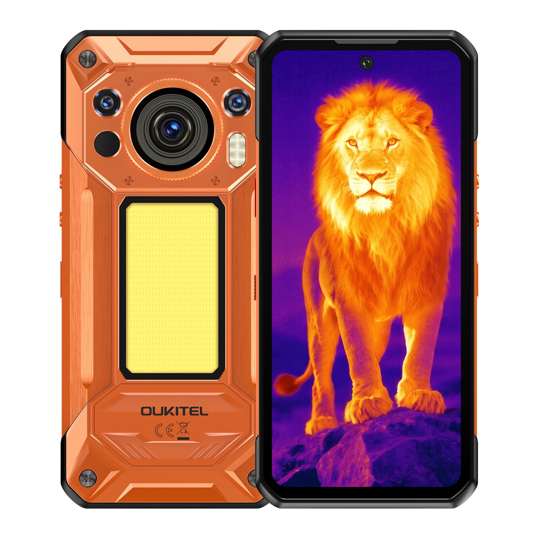 2026 new model Ouqi WP500 ULTRA anti-leak function thermal imaging three-proof mobile phone delivered in Hong Kong