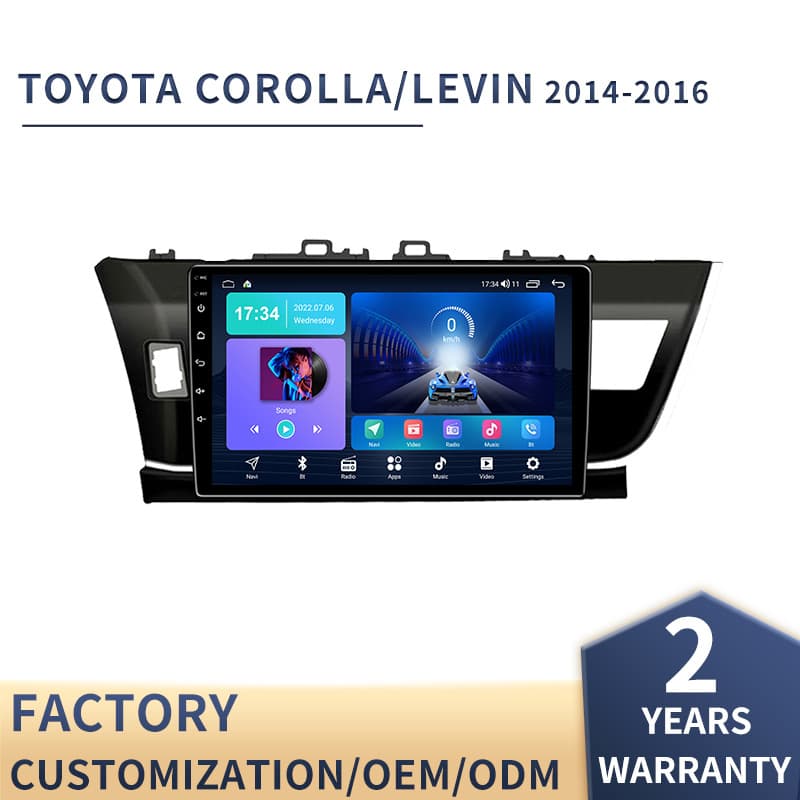 Carplay Android Car Stereo for Toyota Corolla Large Screen Navigation Player