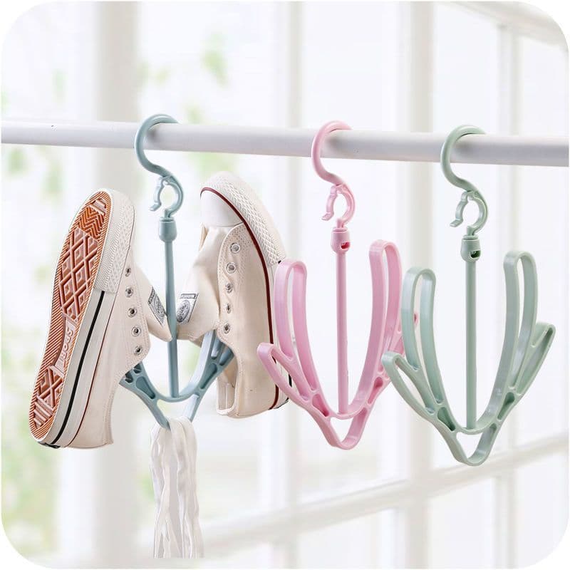 Home Shoe Drying Rack, Hanging Shoe Rack, Balcony Shoe Drying Stand, Outdoor Sandal Rack Hook, Window Hanging Miracle Tool