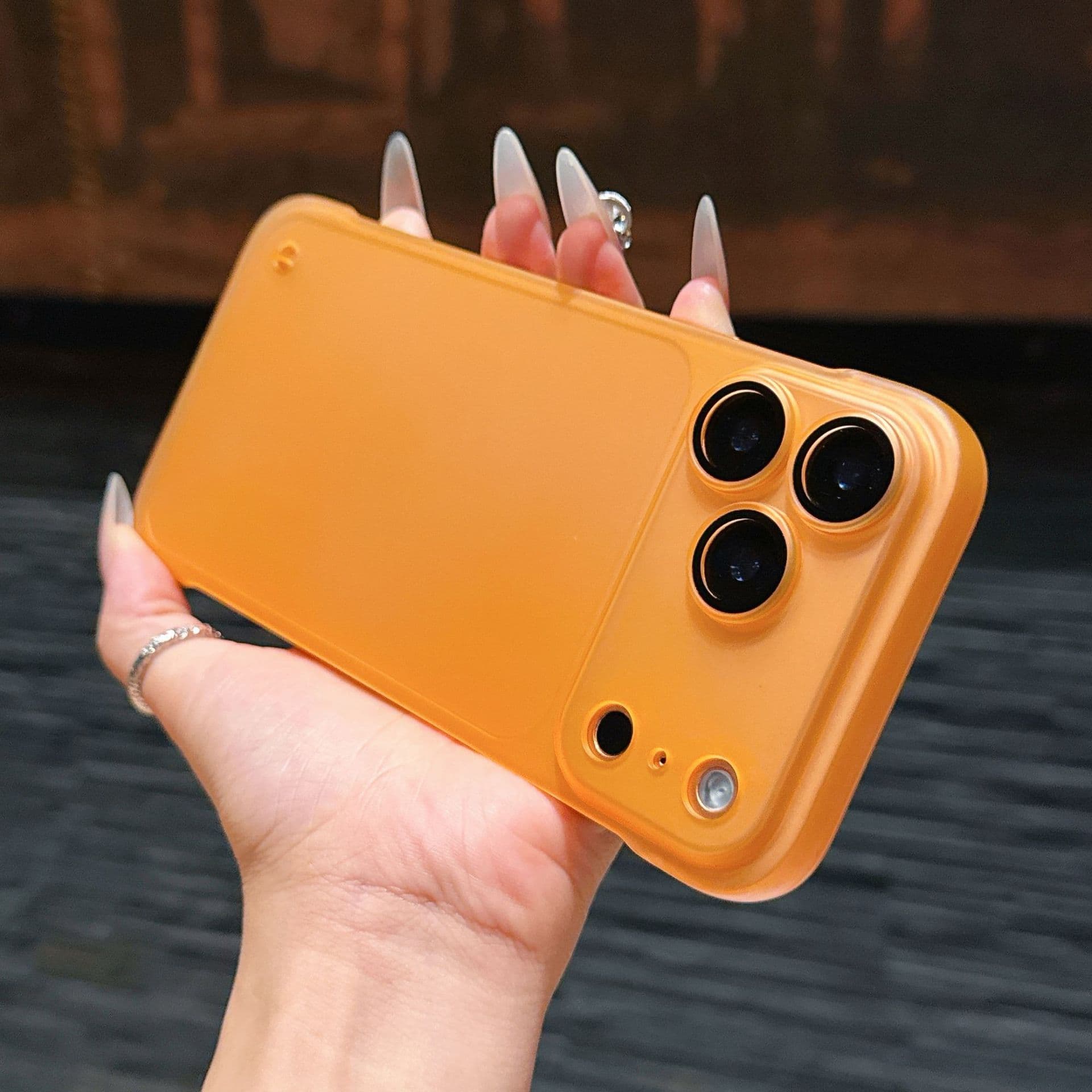 Frameless Frosted Matte Phone Case for Apple iPhone 17, Ultra-Thin Minimalist Protective Cover for iPhone 16 Pro Max, iPhone 15