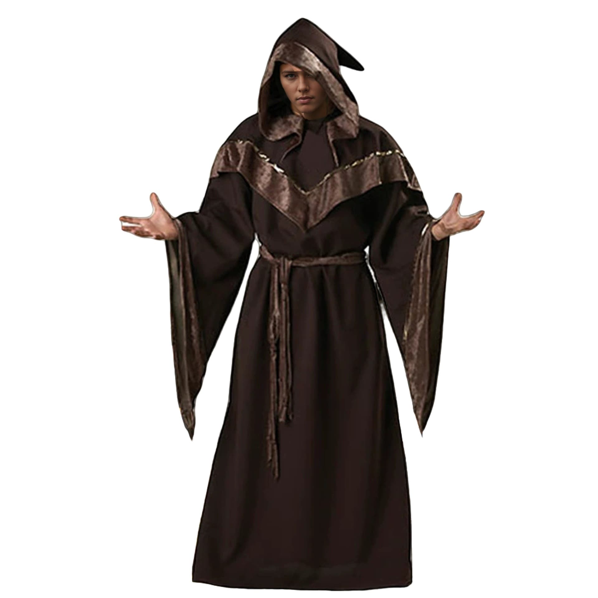 2025 new cross-border Halloween ghost demon male wizard grim reaper cosplay performance costume