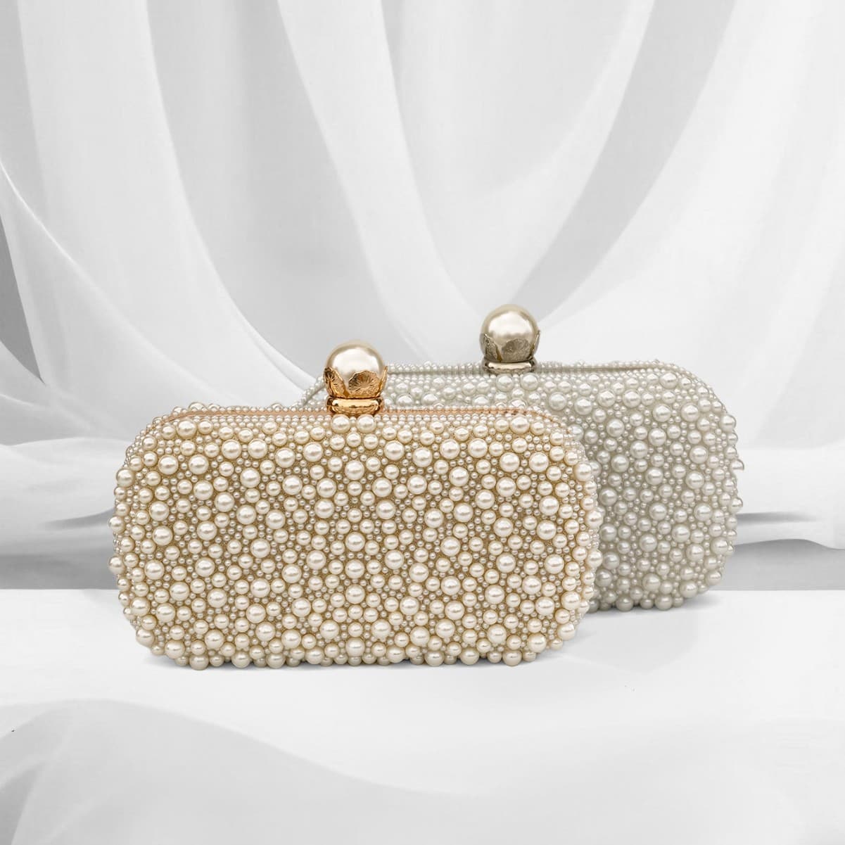 New Pearl Evening Bag Premium Handbag Clutch Chain Shoulder Bag for Wedding Banquet Cross-border Women's Bag