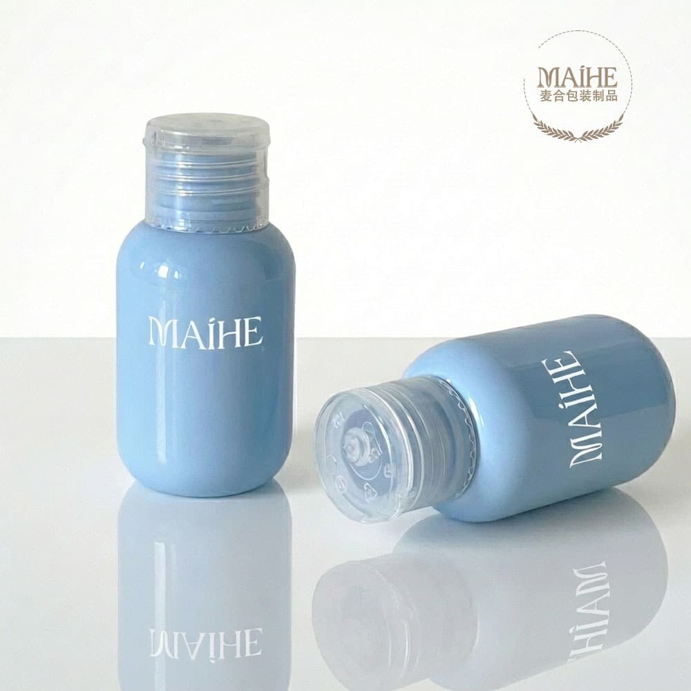 50ml Portable Makeup Remover Water Bottle, PET Care Sample Empty Bottle, Skin Care Products Travel Pack Manufacturer’s Ready Stock
