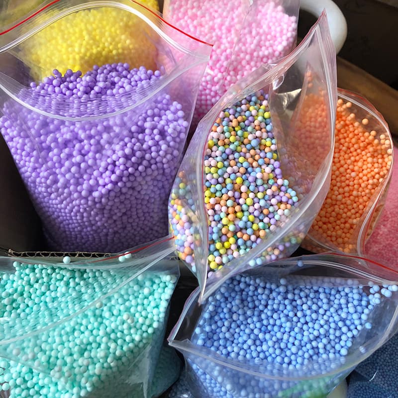 Colorful Macaron Foam Particle DIY Material Decorative Gift Box Filling Handmade Decorations Ideal for Parties And Birthdays