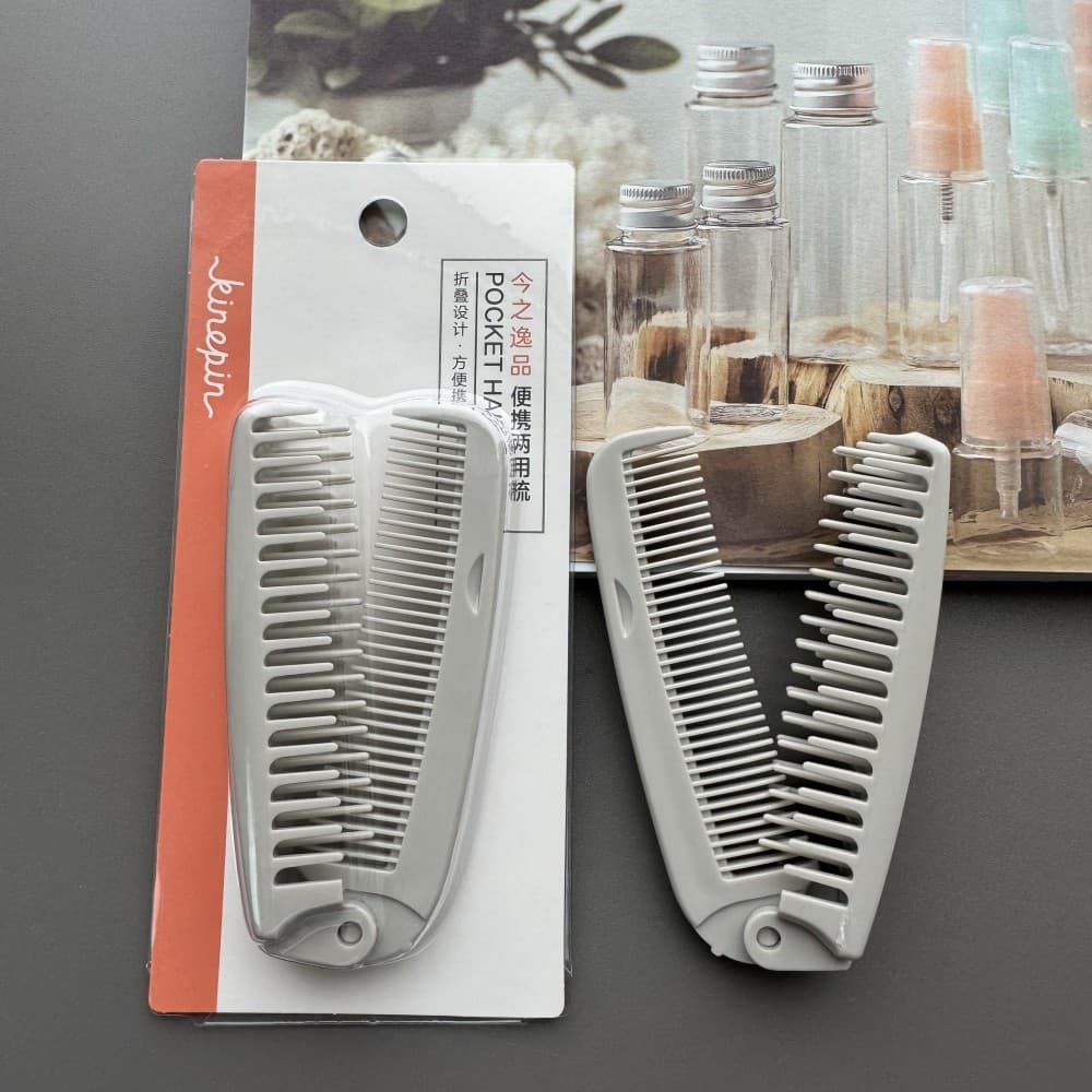 Today's Yipin Folding Comb Hair Comb Straight Hair Portable Style Comb Home Dormitory Double-headed Comb Wholesale