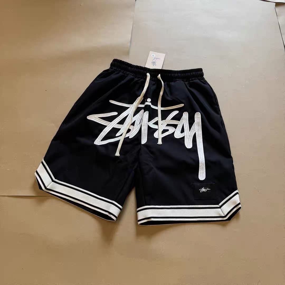 High Version STU Classic Letter Embroidery Sports Casual Quick-Dry 5-Inch Shorts Versatile Basketball Shorts Beach Shorts Trendy Brand