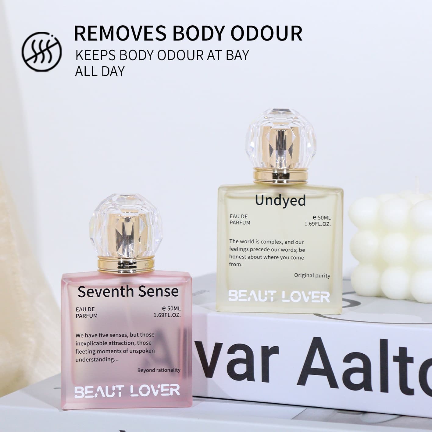 Cross-border Hot-selling Internet-famous BEAUTLOVER Seventh Sense Men's and Women's Perfume Fruity Floral Scent Long-lasting Eau de Toilette