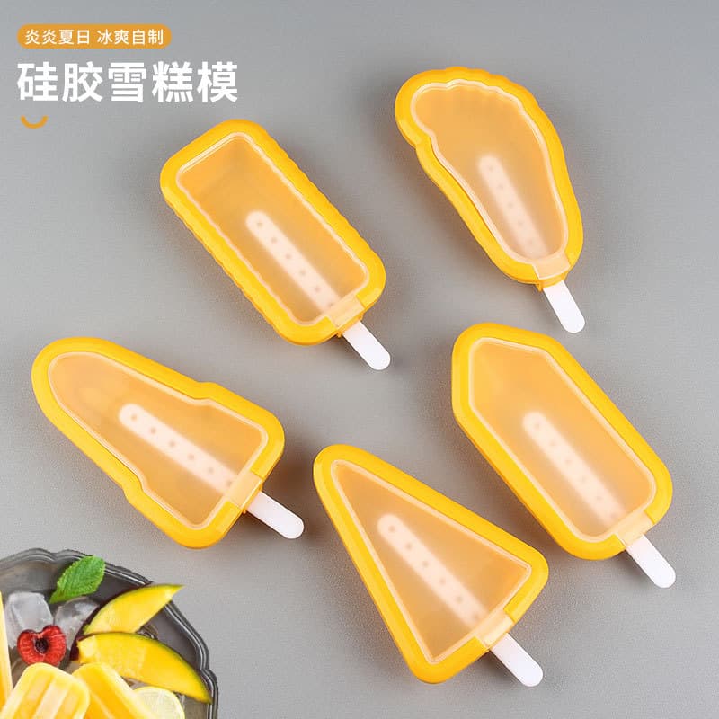 Silicone Ice Pop Mold, DIY Ice Pop Mold, Home Ice Pop Mold Set, Ice Pop Mold Kit DIY