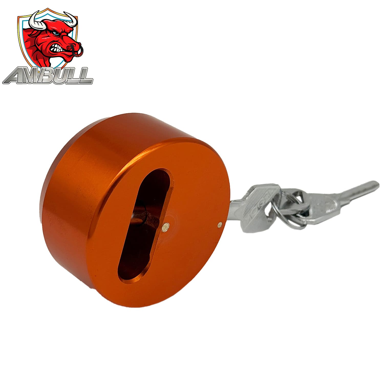 Qingdao Manufacturer Supplies Cross-Border Hot-Selling Truck Ice Hockey Padlock Stainless Steel Truck Anti-Theft and Anti-Cut Ice Hockey Lock