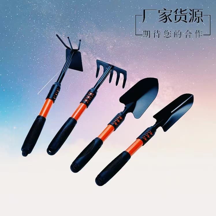 Flower planting tools household set for planting and cultivating flowers extended type outdoor digging soil and weeding to catch the sea gardening shovel