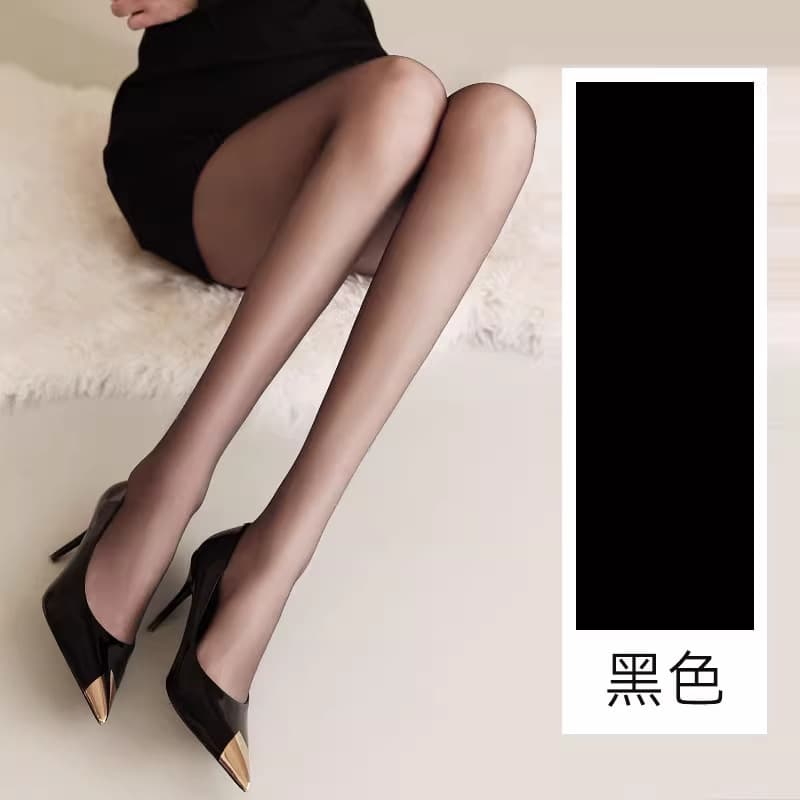 Black Women's Sheer Ultra-Thin Stockings Anti-Snag Bare Leg Air Effect 0D High Transparency Tights Wholesale