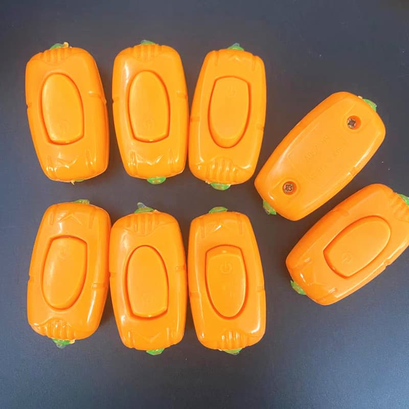 Orange Premium Bedside Switch, Handy Push Button Switch, Yiwu One Yuan Store Street Stall Supply