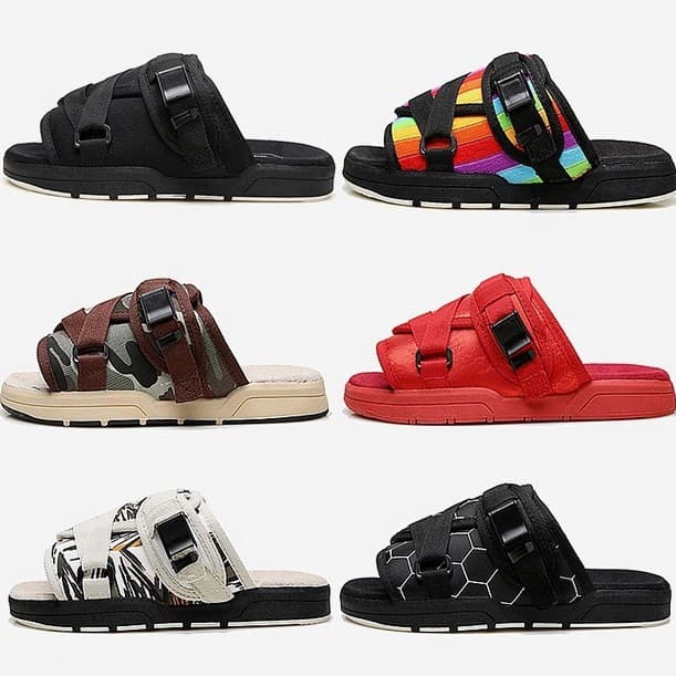 Edison Chen Sandals Summer Trendy Brand Couples Unisex Casual Sandals Fujiwara Hiroshi Fashion Trend Beach Flip-Flops
