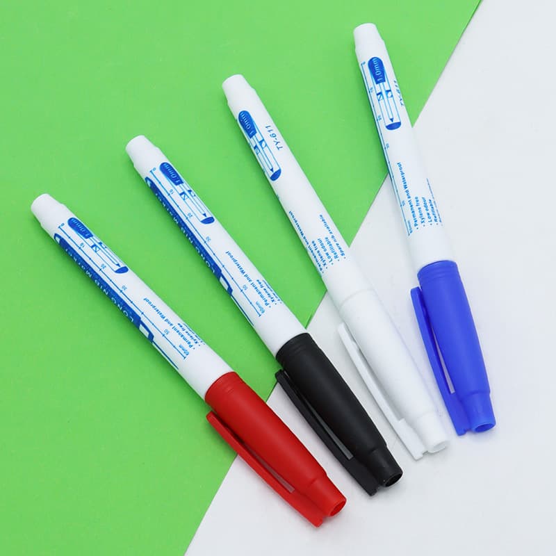 Deep Hole Marker 30mm Long Tip Marker for Bathroom, Woodworking, and Decoration Multi-Purpose Deep Hole Black