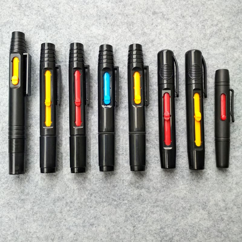 Lens Cleaning Pen, Camera Lens Wiping Pen, Double-headed Carbon Powder Pens, Photography Accessories with Logo Printing