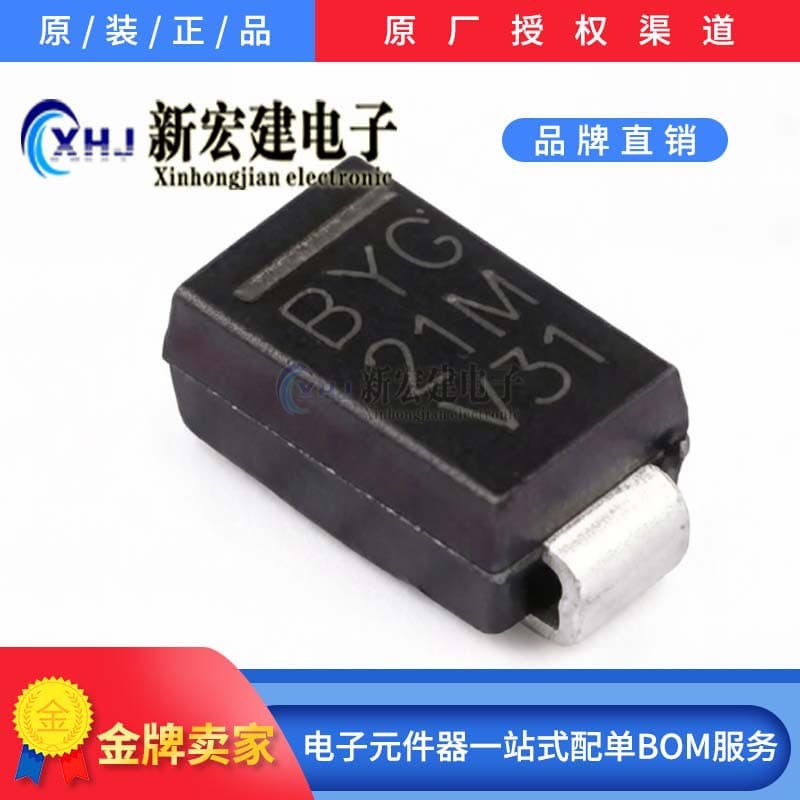 BYG21M-E3-TR VISHAY/Vishay avalanche diode 1800 pieces/disc