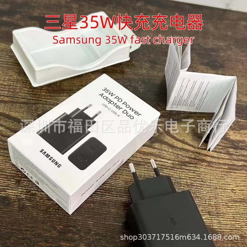 Samsung Original 35W EU Type A+C Charger S23 35W Original TA220