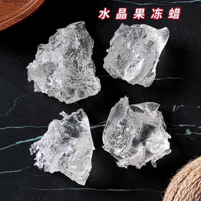 Soft Jelly Wax DIY Candle Making Material Kit Transparent Block Soft Wax Creative Crystal Wax Material Export Quality Boxed