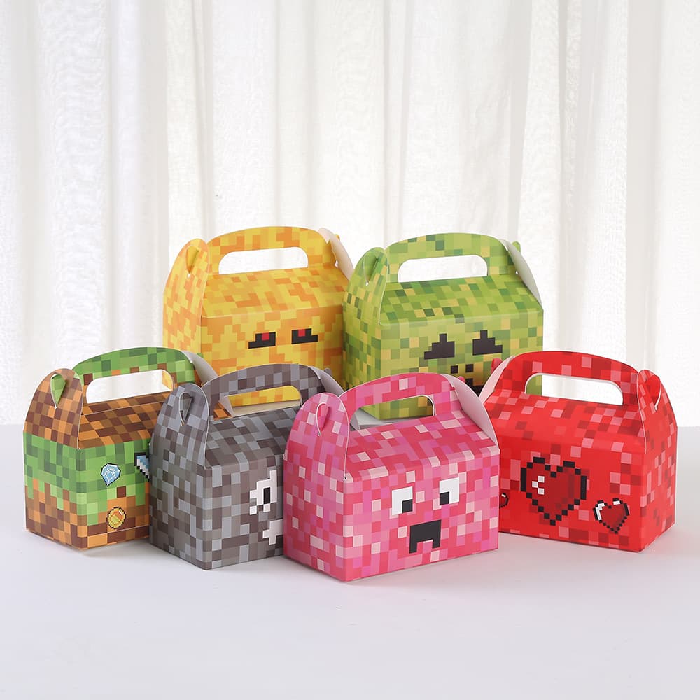 Candy Cake Box Printed Tote Box Party Gift Box Empty Box Baking Box Wholesale Cross-Border Party Gift Box