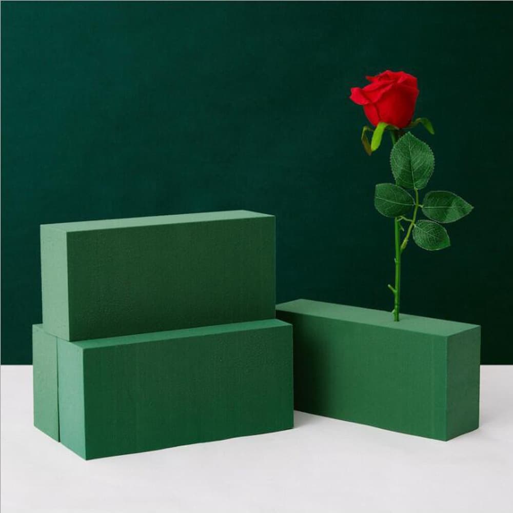 Rectangular Floral Foam Dry/Wet Flower Mud for Bouquet Arrangement Wedding Car DIY Floral Block Material