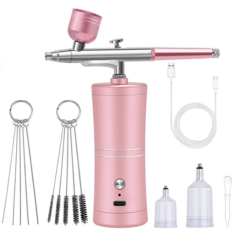 Fairy-Themed Oxygen Infusion Beauty Instrument, Handheld Hydration Device with Portable Electric Spray Pen and Air Pump Set
