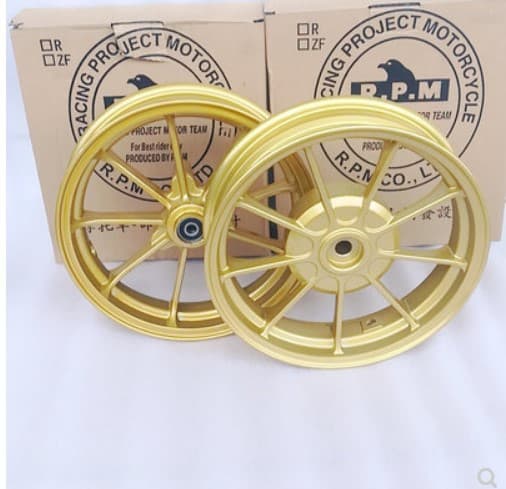 Motorcycle DIO50 18 28 ZX34 35 Modified 6-Spoke 6-Claw Wheel Hub Rim Steel Ring Bell