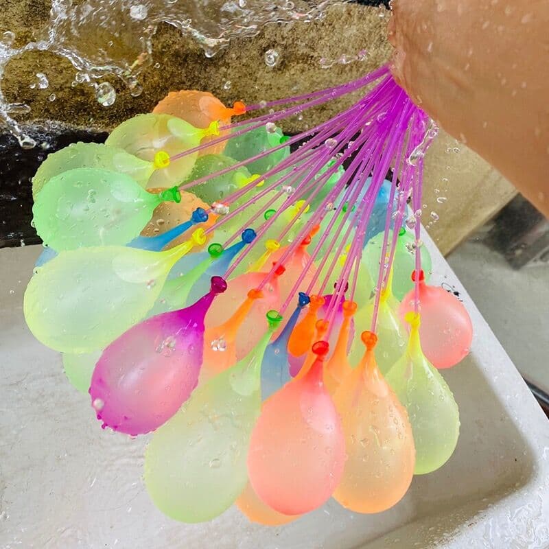Quick-fill water balloons, small size, perfect for kids, water fights, summer outdoor essentials, children's day balloons.