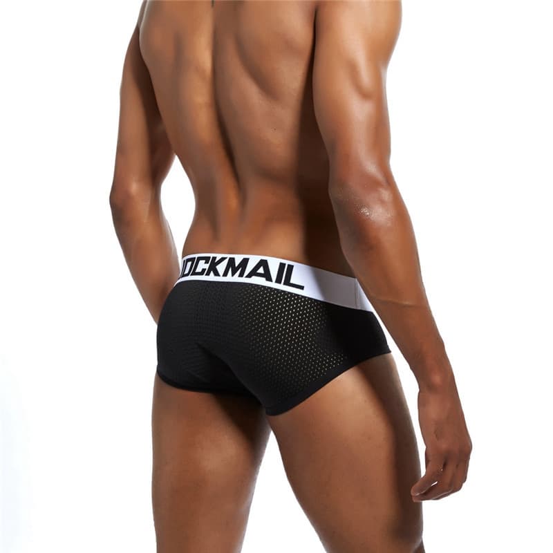 Men's Breathable Sports Fitness Underwear Triangle Low Waist Nylon Briefs Anti-bacterial Shaping Comfortable Summer Underpants