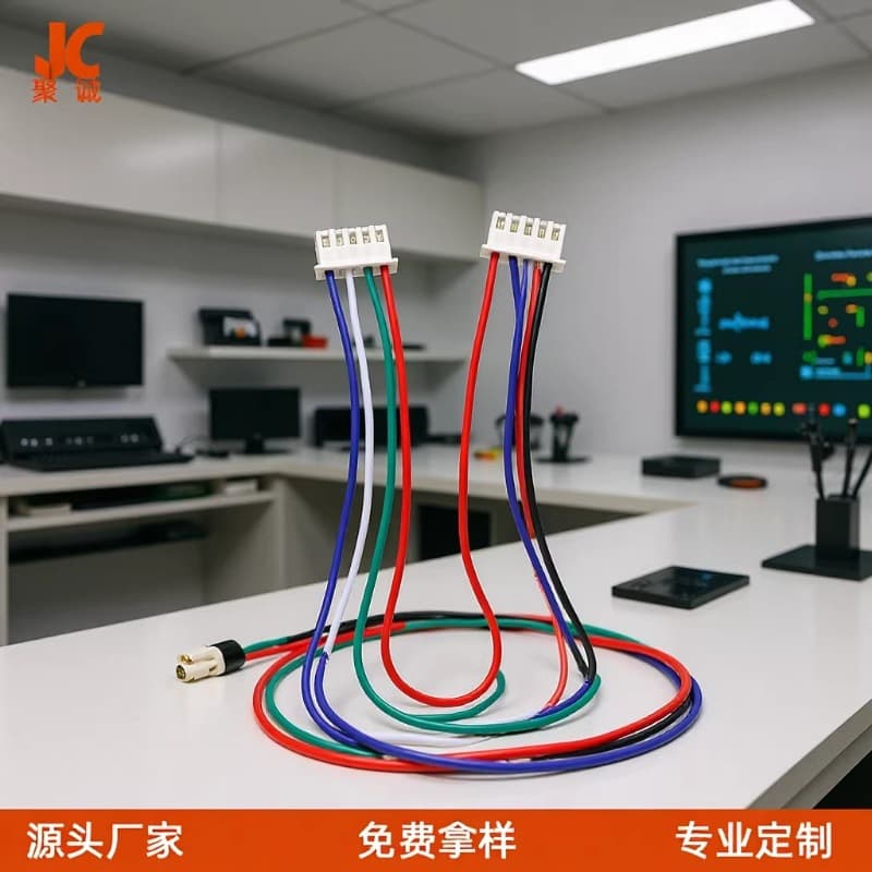 Supply of 2.54 terminal wire processing SM2.54 pitch connection harness customized male and female butt row cable connection line